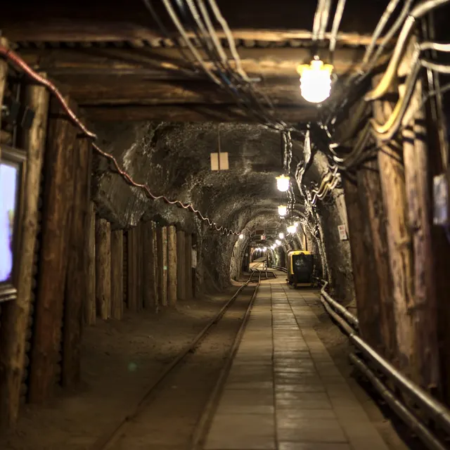 The August gallery inside the Bochnia Salt Mine