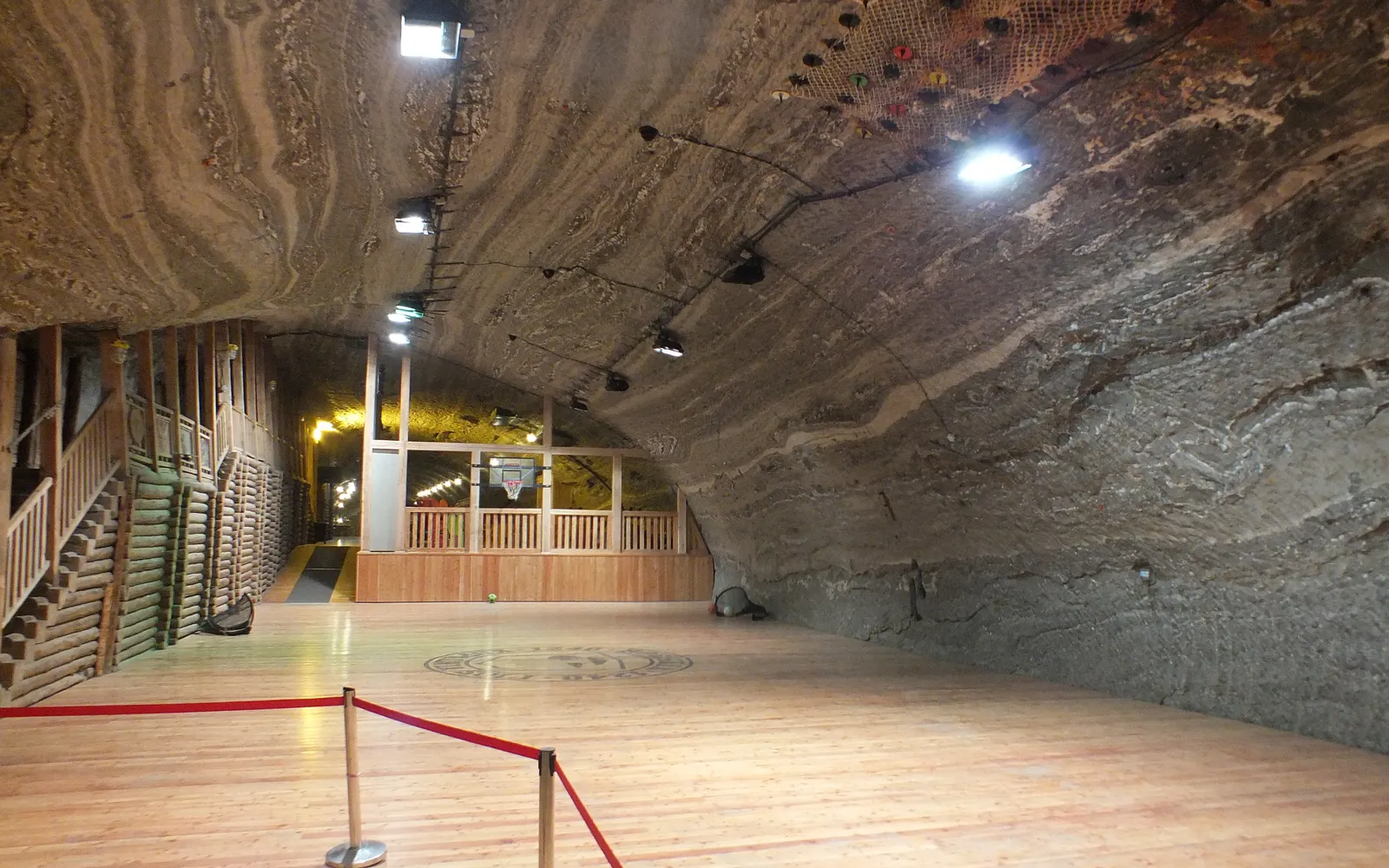 The Ważyn Chamber hall at the Bochnia Salt Mine